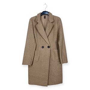  MANTEAU DEUX BOUTON<br>Marron
