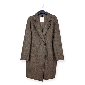 MANTEAU DEUX BOUTON<br>Marron