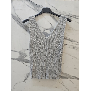 TOP BRETELLE<br>Gris