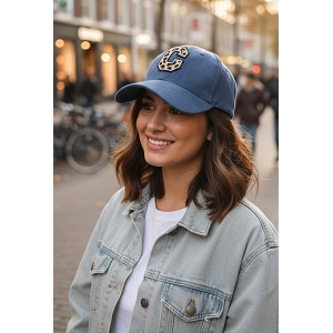 SCARPY CREATION CASQUETTE C DENIM<br>Bleu