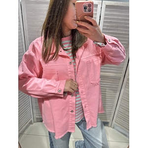  VESTE MOTIF<br>Rose