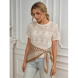  FOULARD TRIANGULAIRE<br>Marron