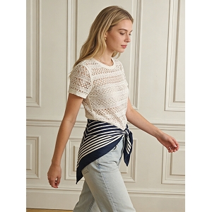  FOULARD TRIANGULAIRE<br>Bleu