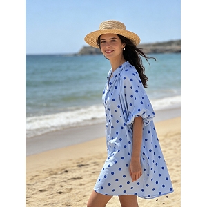 SCARPY CREATION ROBE PETITS POIDS<br>Bleu