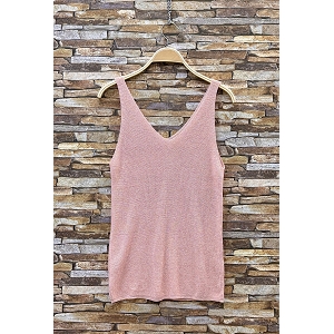 SCARPY CREATION DIVINA DEBARDEUR BRILLANT<br>Rose