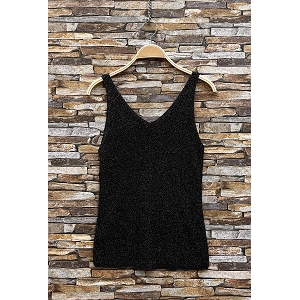 SCARPY CREATION DIVINA DEBARDEUR BRILLANT<br>Noir