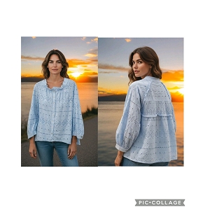  CHEMISE MILA<br>Bleu