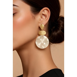  BOUCLES OREILLES<br>Naturel