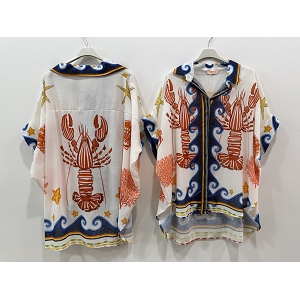  CHEMISE MANCHE COURTE<br>Multicolore