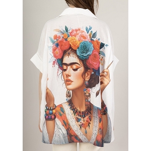  CHEMISE MANCHE COURTE<br>Multicolore