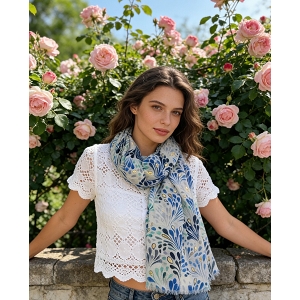  FOULARD IMPRIME<br>Bleu
