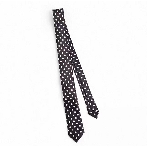  CRAVATE A POIS<br>Noir
