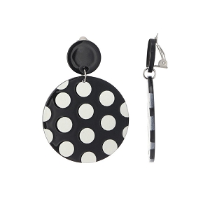  BOUCLE OREILLE FUJIKO<br>Noir