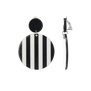  BOUCLE OREILLE FUJIKO<br>Blanc