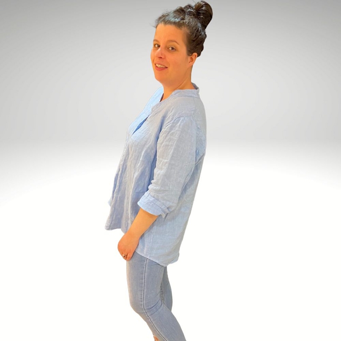 Scarpy creation my virginie tunique lin yl bleu1507905_2