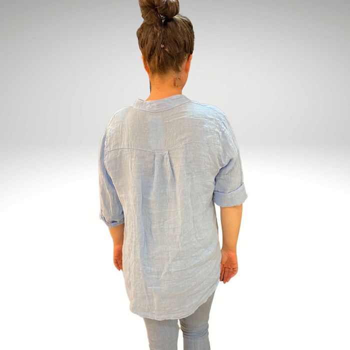 Scarpy creation my virginie tunique lin yl bleu1507905_5