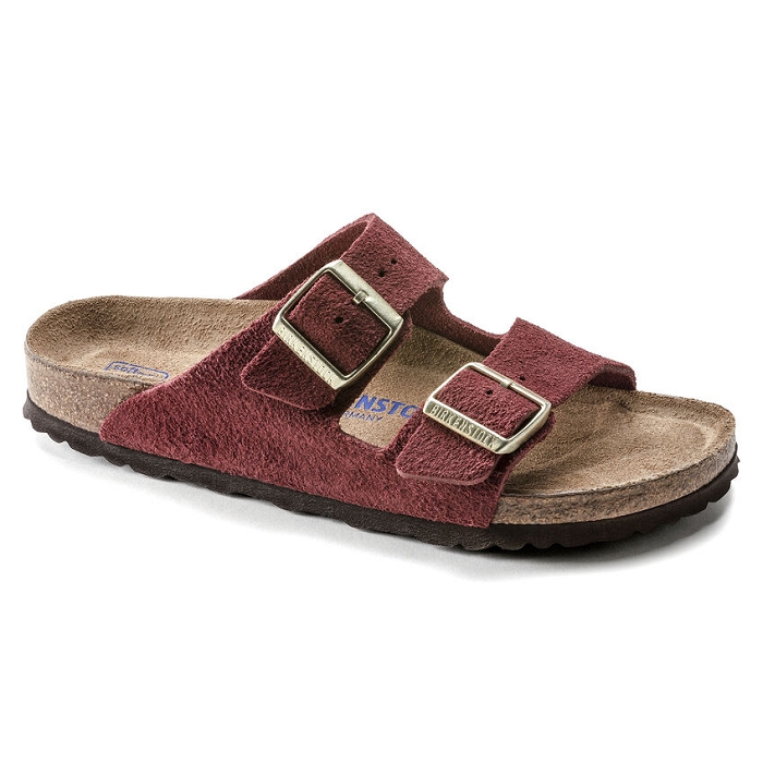 Birkenstock arizona sfb rouge