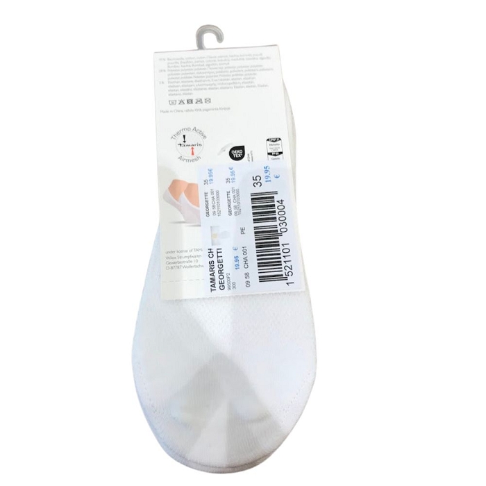 Tamaris chaussettes georgette blanc1521101_2