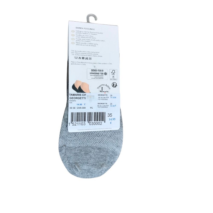 Tamaris chaussettes georgette gris1521103_2