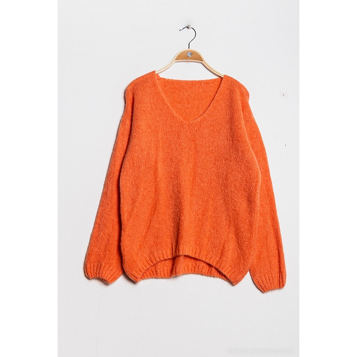 Scarpy creation my pull mohair laine yl orange1537201_6