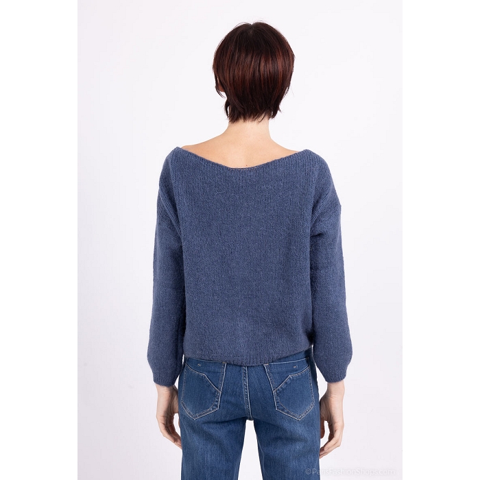 Scarpy creation my gilet mohair laine yl bleu1568008_2