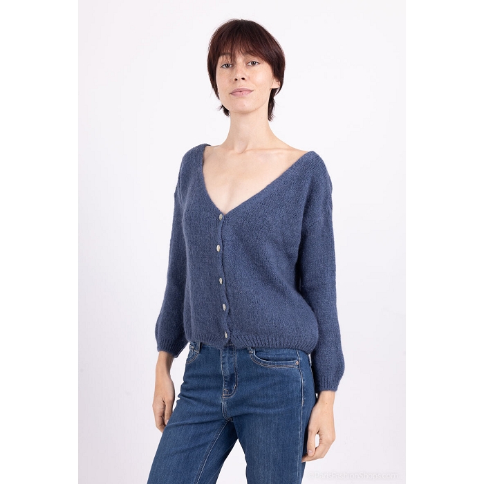 Scarpy creation my gilet mohair laine yl bleu1568008_5