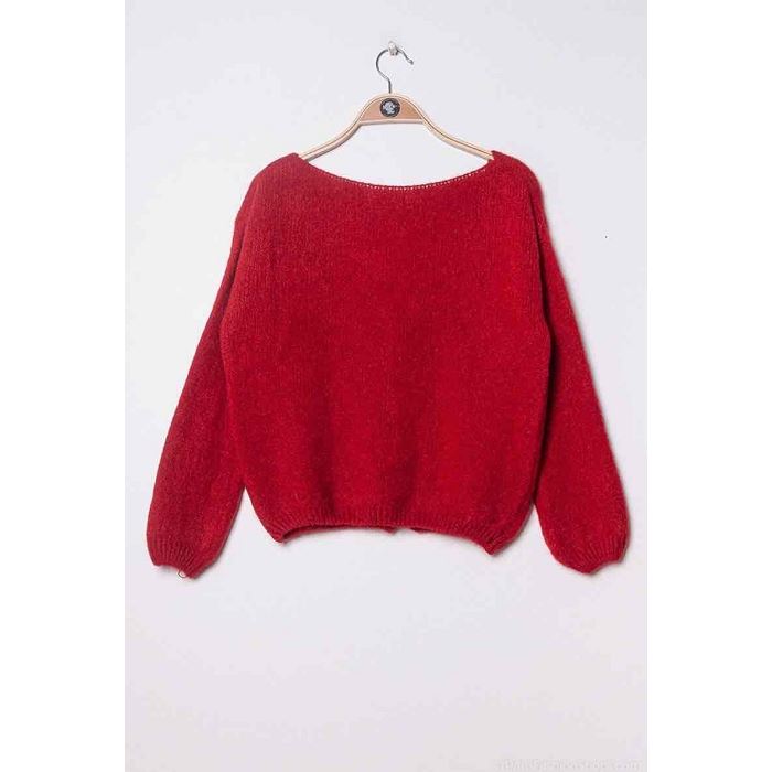 Scarpy creation my gilet mohair laine yl rouge1568013_5