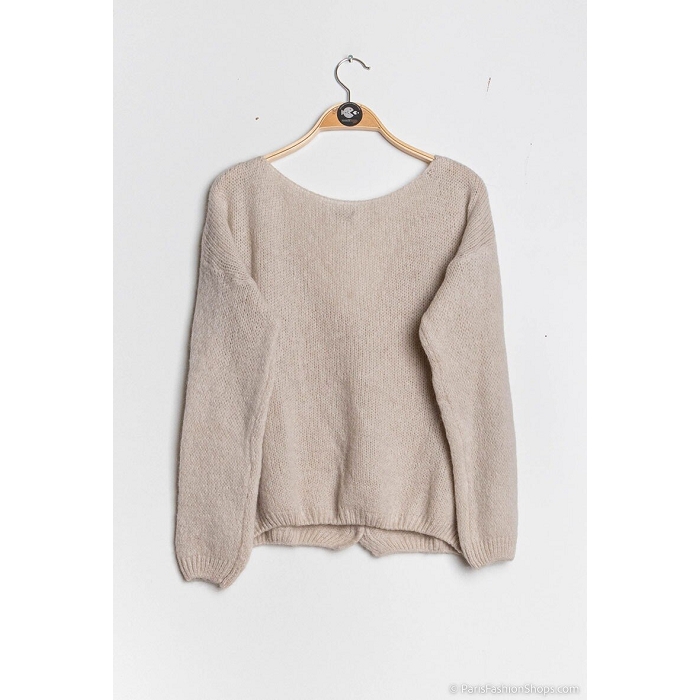 Scarpy creation my gilet mohair laine yl beige1568014_2