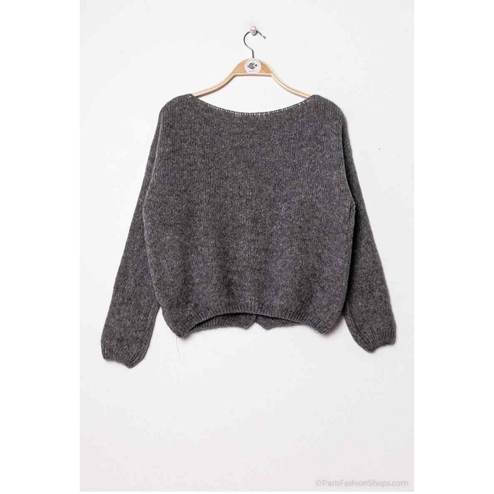 Scarpy creation my gilet mohair laine yl gris1568016_2