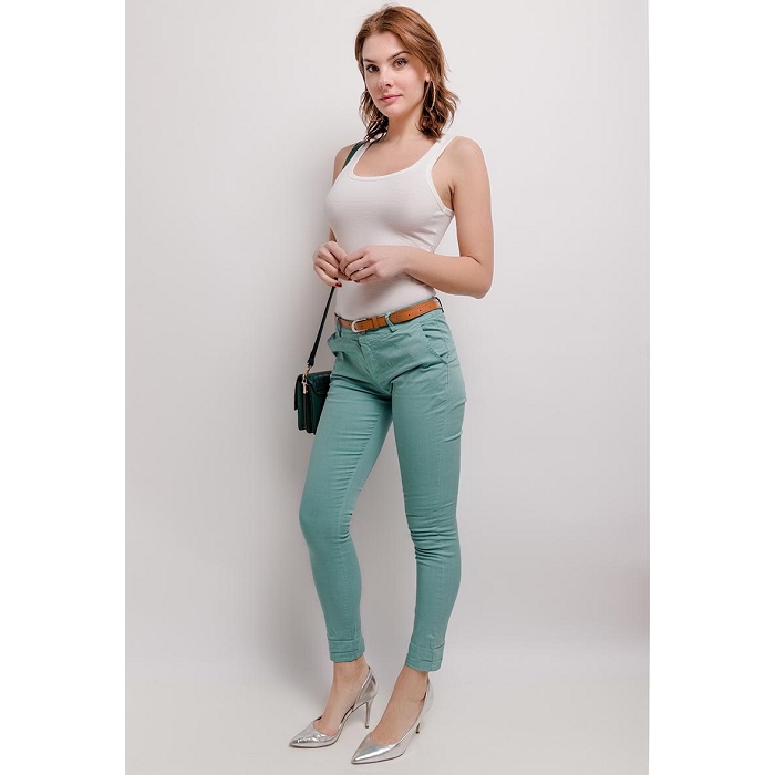 Scarpy creation pantalon chino vert1612407_2