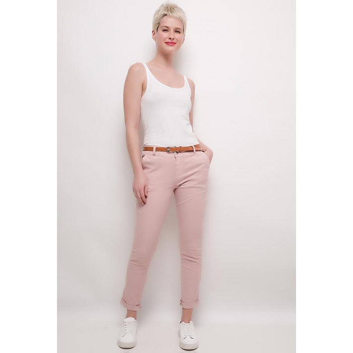 Scarpy creation pantalon chino rose