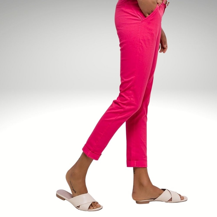 Scarpy creation pantalon chino rose1612410_3