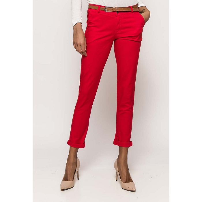 Scarpy creation pantalon chino rouge