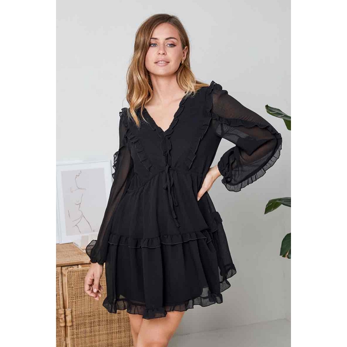 Scarpy creation robe courte noir1637801_2