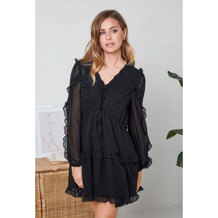 Scarpy creation robe courte noir1637801_5