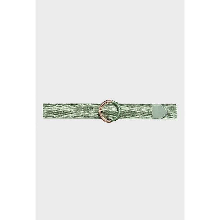 Scarpy creation ceinture tresse intermediaire vert