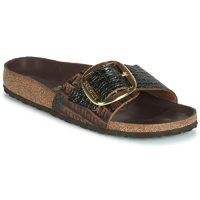 Birkenstock madrid big buckle marron