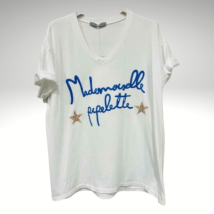 Scarpy creation my t shirt mlle pipelette yl bleu1658501_2