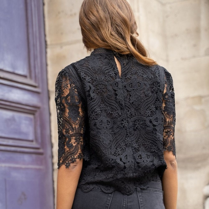 Scarpy creation jeanne blouse dentelle noir1660902_3