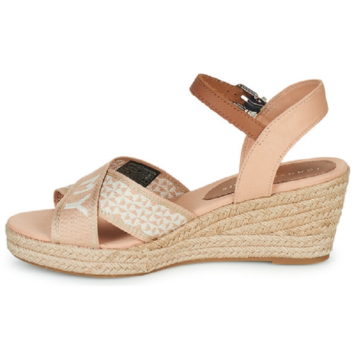 Tommy hilfiger webbing low wedge sandale beige1663501_3