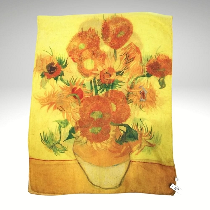 Scarpy creation my foulard sezanne etole van gogh yl jaune