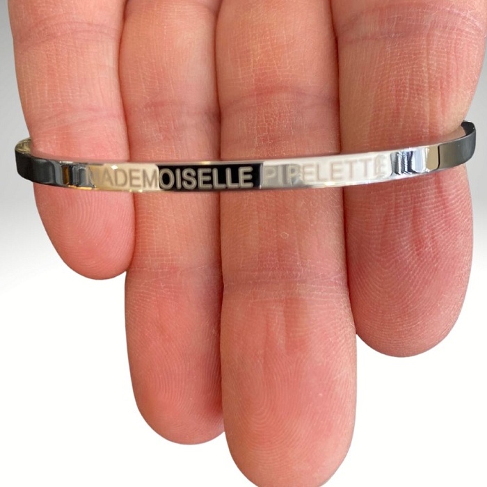 Scarpy creation my mlle pipelette bracelet yl argent