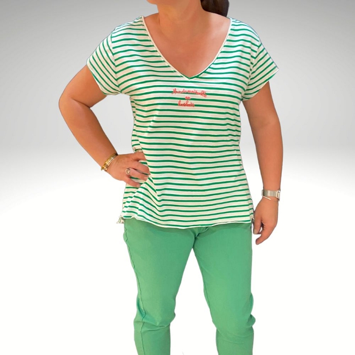 Scarpy creation my laurana t shirt oversize yl vert