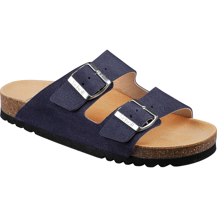 Scholl my josephine suede yl bleu