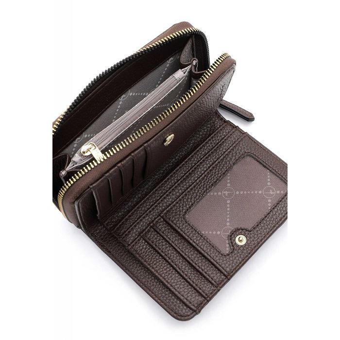 Tamaris maro jasmina wallet with zipper marron3083802_4