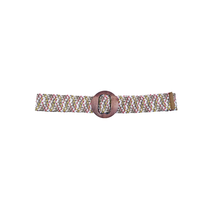 Scarpy creation my ceinture raphy boucle bois yl noir