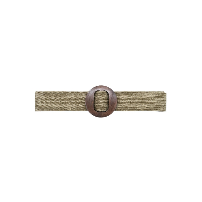 Scarpy creation ceinture raphy boucle bois gris3091007_2