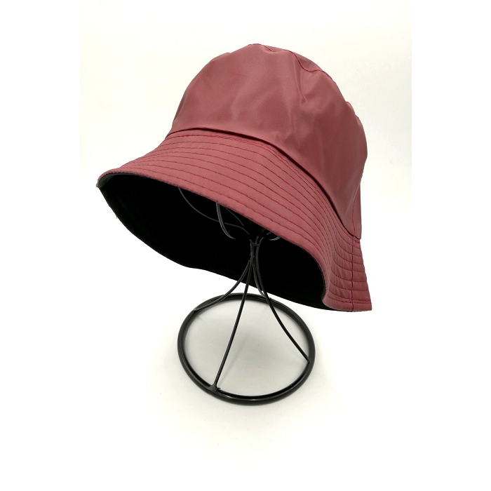 Scarpy creation chapeau de pluie reversible rouge