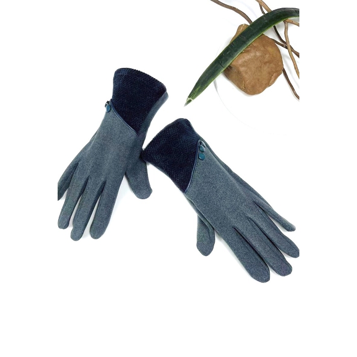 Scarpy creation parapluie automatique fleurs bleu3711503_2