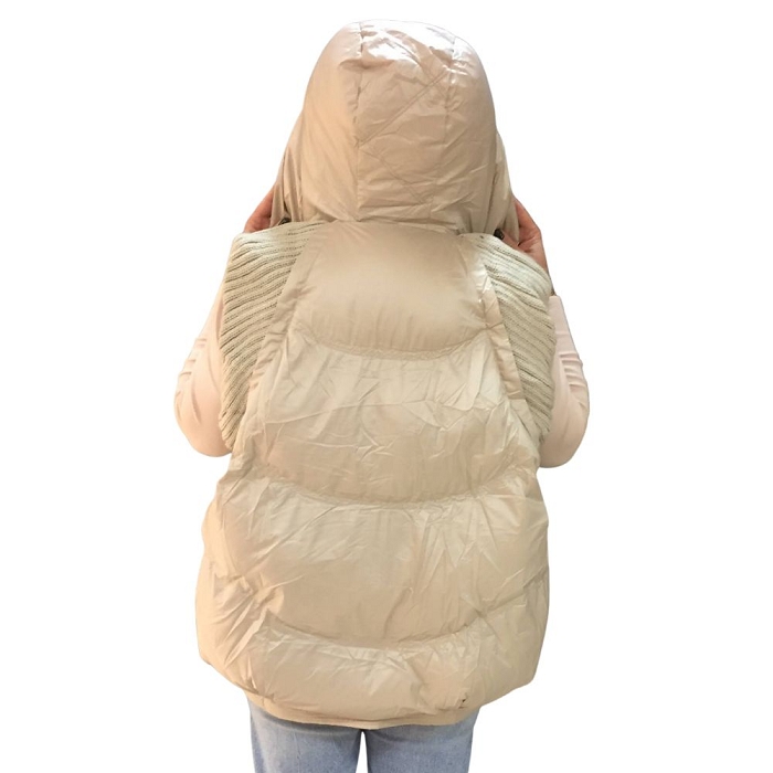 Scarpy creation kilkia gillet doudoune beige3713901_2